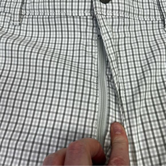 Callaway Men's Check Pattern Golf shorts gray white - 36 - Picture 5 of 10